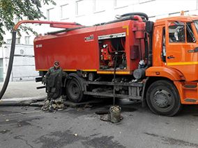 Устранение засоров канализации
